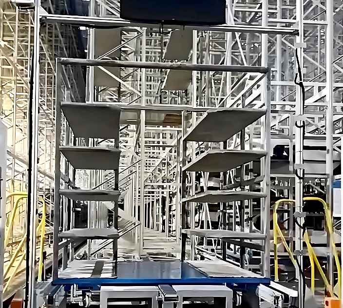 新能源汽車零部件立庫工裝車